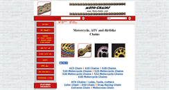 Desktop Screenshot of moto-chains.com